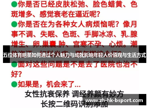五位体育明星如何通过个人魅力与成就影响年轻人价值观与生活方式